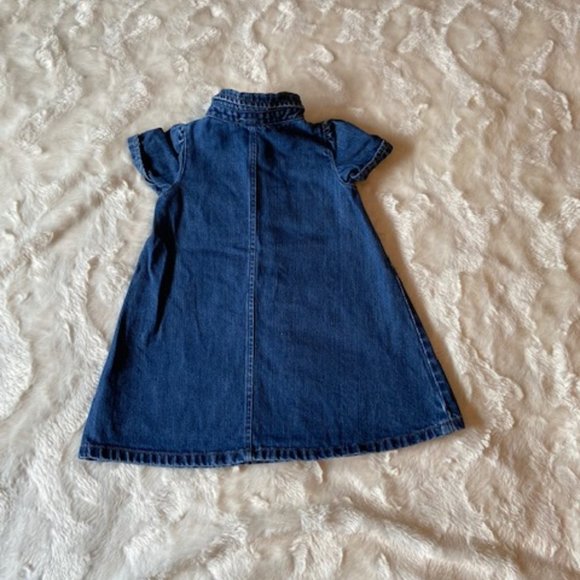 Baby Gap Vintage Blue Denim Dress Size 2 - Picture 2 of 10